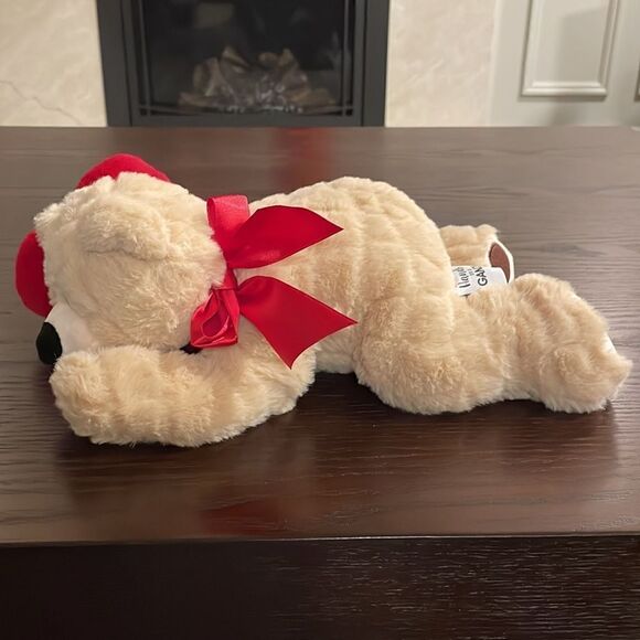 Bear-y Sweet Teddy with Red Heart and Bow Excellent Condition GANZ Plush Toy 14” - Picture 2 of 10